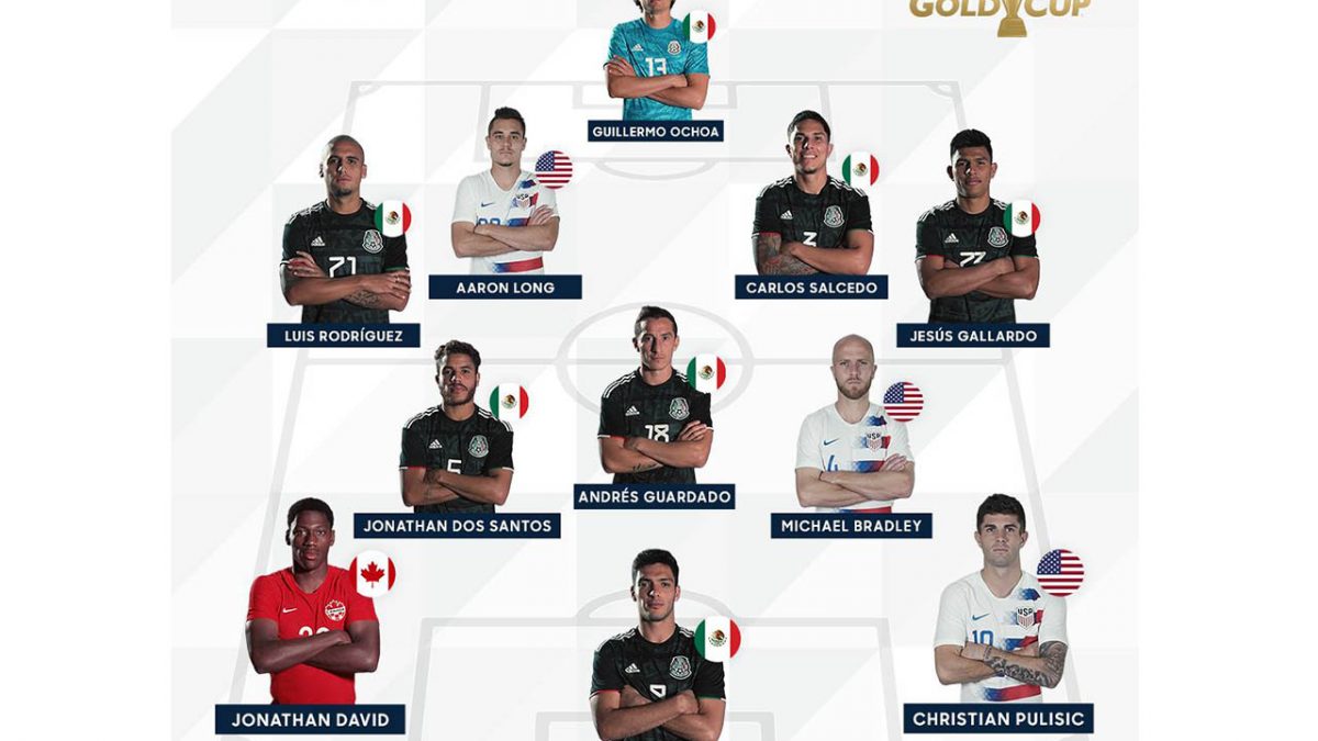 Jesús Gallardo es incluido al once ideal de la copa oro 2019